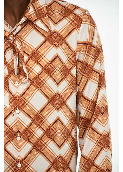 Cravate DSQUARED2 Printed Tie Neck Shirt Multicolor Barbati (BM 19710044) 3