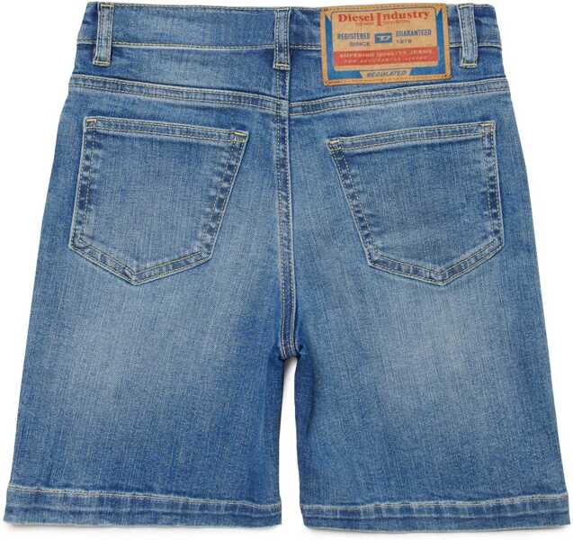 Pantaloni scurti Diesel Delav Denim Macs Shorts Light Blue Fete (BM 19710050) 2