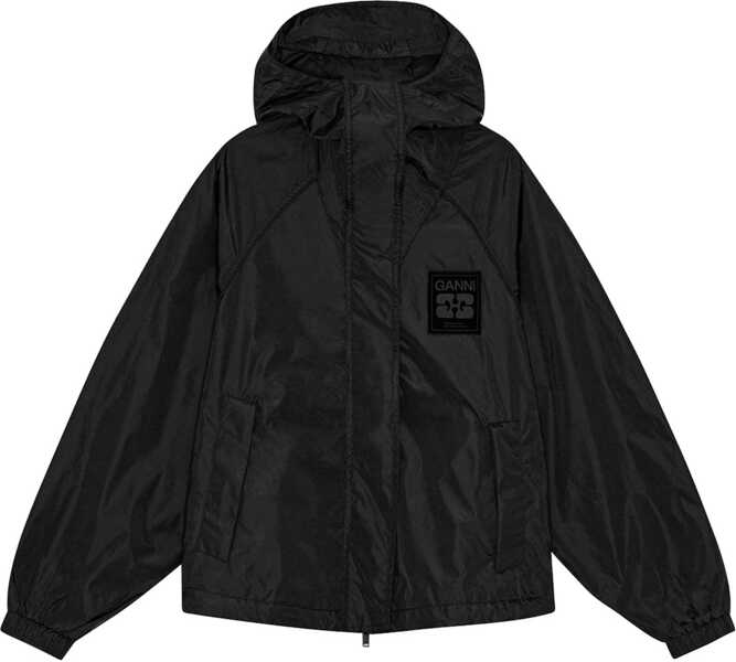 Jachete Ganni Giacca Con Logo BLACK Femei (BM 19710131) 2