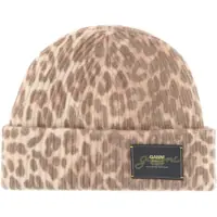 Palarii Cappello In Lana Con Motivo Leopardato Femei