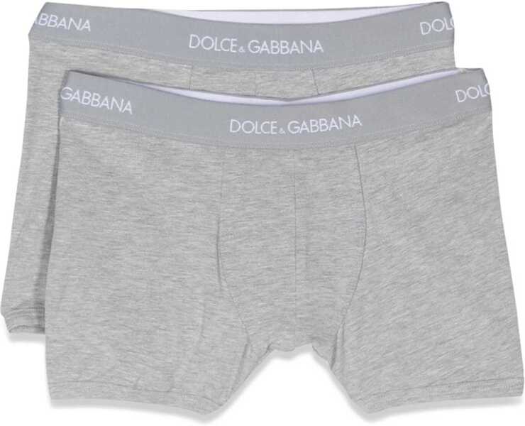 Lenjerie intima Dolce & Gabbana Bi-Pack Boxer GREY Fete (BM 19710146) 4