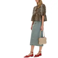 Bluze Ganni Dama - Bluze Ganni Blusa Con Motivo Animalier ANIMALIER Femei (BM 19710167) - B-mall.ro