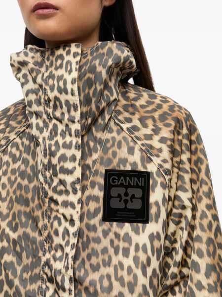 Jachete Ganni Leopard Print Jacket ANIMALIER Femei (BM 19710185) 5