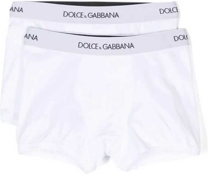 Lenjerie intima Dolce & Gabbana Bi-Pack Boxer WHITE Fete (BM 19710188) 2