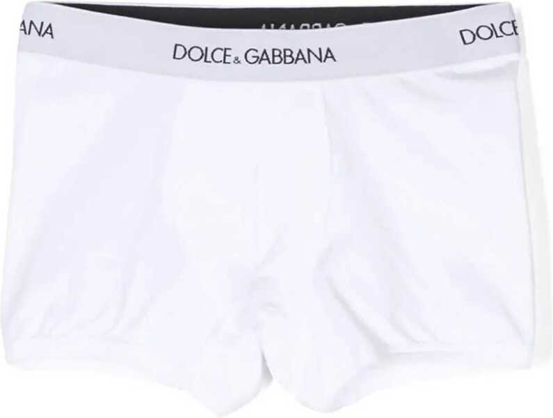 Lenjerie intima Dolce & Gabbana Bi-Pack Boxer WHITE Fete (BM 19710188) 4