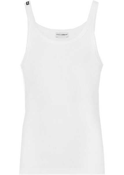 Lenjerie intima Dolce & Gabbana Tank Top Marcello WHITE Barbati (BM 19710191) 2