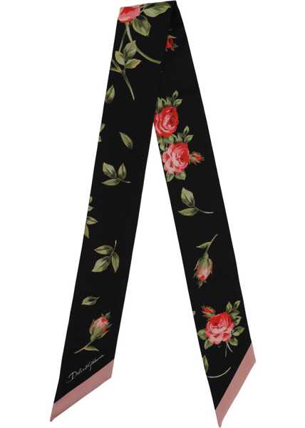 Fulare Dolce & Gabbana Silk Bandeau BLACK Femei (BM 19710203) 2