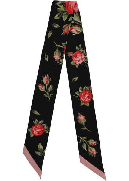 Fulare Dolce & Gabbana Silk Bandeau BLACK Femei (BM 19710203) 1