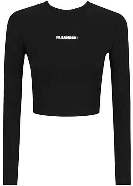 Bluze Jil Sander Cropped Top With Logo BLACK Femei (BM 19710224) 1