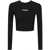 Jil Sander Cropped Top With Logo BLACK
