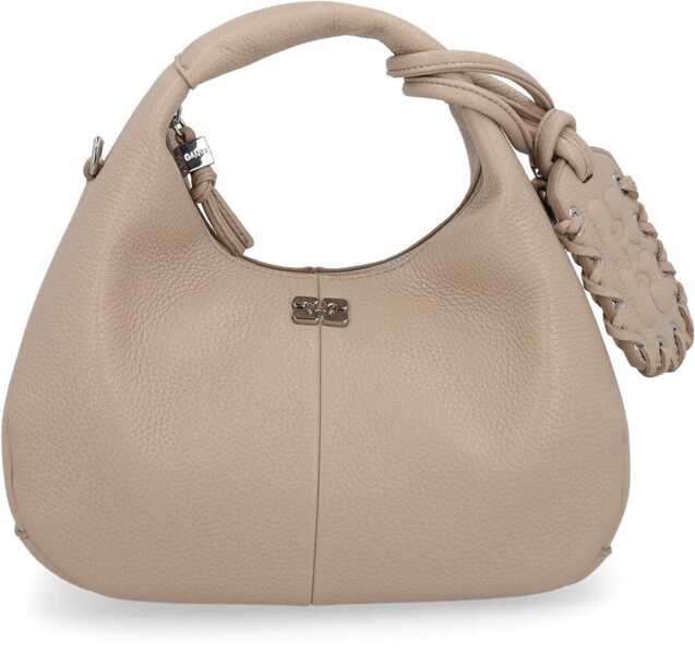 Genti de mana Ganni Borsa Hobo IVORY Femei (BM 19710233) 2