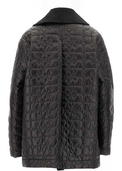 Jachete Ganni Quilted Midi Jacket ANIMALIER Femei (BM 19710236) 3