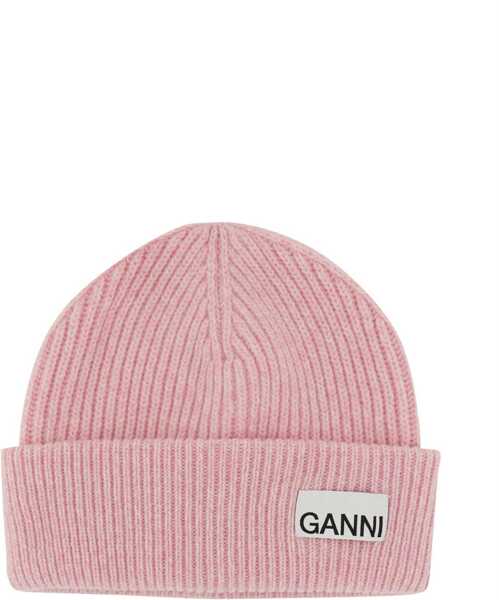 Caciuli Ganni Cappello Beanie PINK Femei (BM 19710239) 3