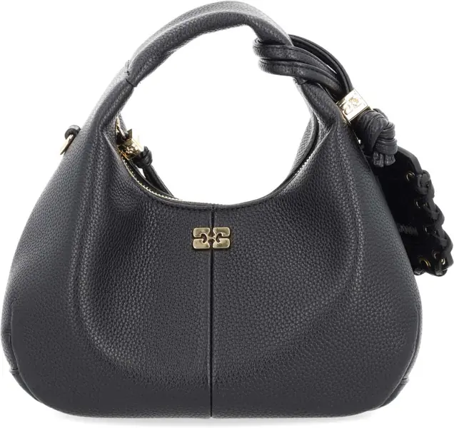 Genti de mana Ganni Borsa Hobo Small BLACK Femei (BM 19710263) 2