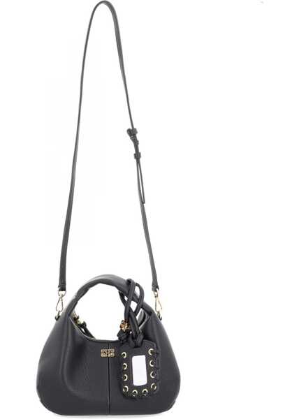 Genti de mana Ganni Borsa Hobo Small BLACK Femei (BM 19710263) 3