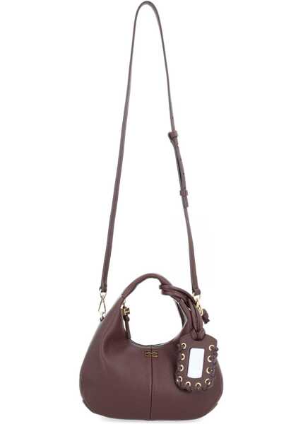 Genti de mana Ganni Small Hobo Bag BROWN Femei (BM 19710278) 4