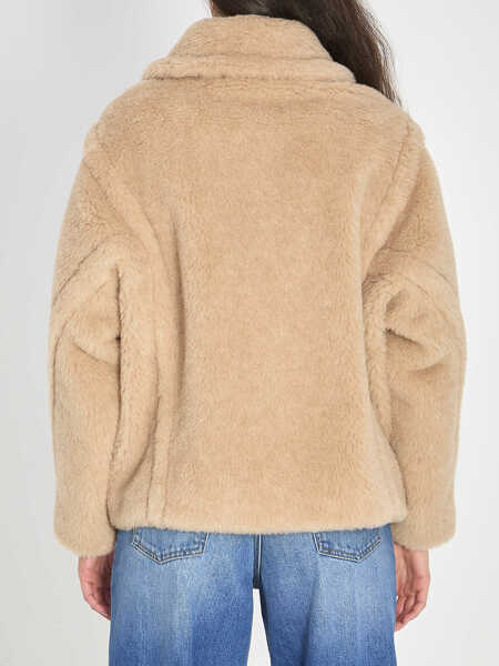 Paltoane Max Mara Cropped Teddy Coat BEIGE Femei (BM 19710332) 4