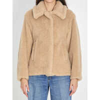 Paltoane Cropped Teddy Coat Femei