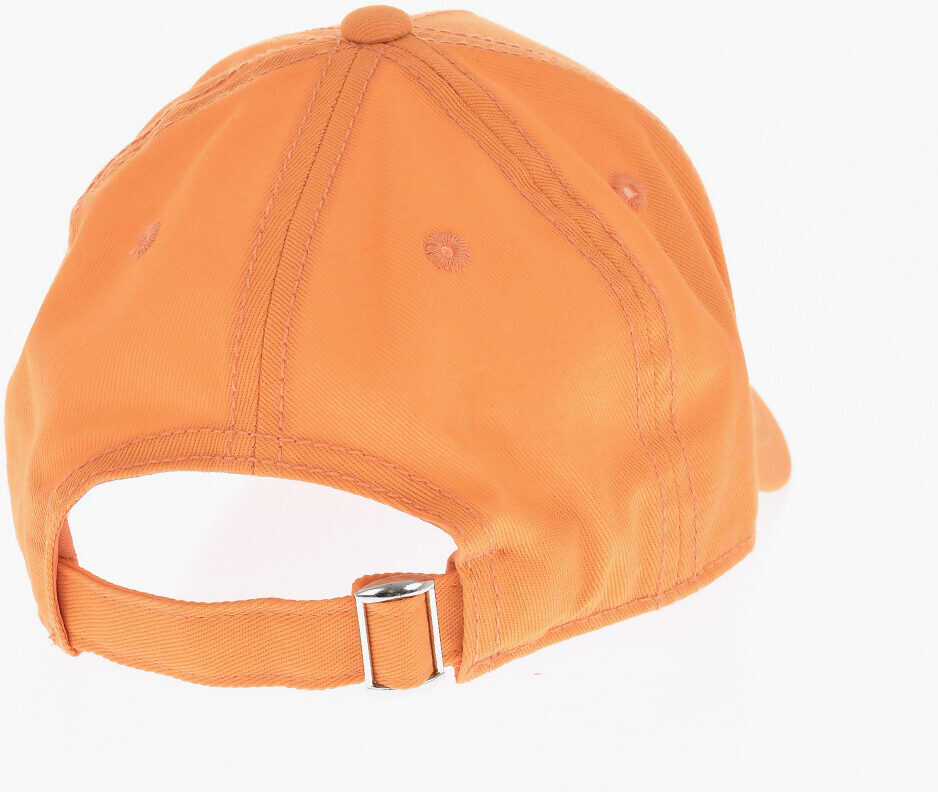 Caciuli Marni Solid Color Cap With Printed Logo Orange Baieti (BM 19710344) 2