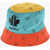 DSQUARED2 All-Over Monogram Color Block Bucket Hat Multicolor