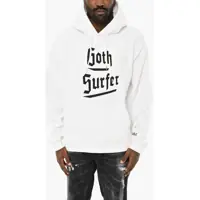 Hanorace Cotton Crew-Neck Sweatshirt With Contrasting Print Barbati