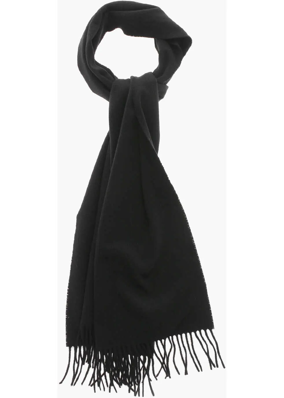 Esarfe Destin Cashmere Biver Scarf With Fringes Black Barbati (BM 19710407) 1