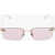 Dior Rimless Cdior S4U Sunglasses With Colored Lenses And Golden Pink