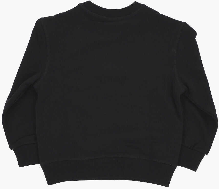 Bluze de trening DSQUARED2 Brushed Cotton Relax Crew-Neck Sweatshirt With Multicolor Lo Black Baieti (BM 19710419) 3