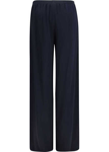Pantaloni casual Fabiana Filippi Viscose-blend Trousers BLU NOTTE Femei (BM 19710533) 2