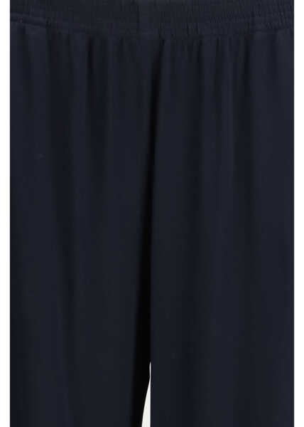 Pantaloni casual Fabiana Filippi Viscose-blend Trousers BLU NOTTE Femei (BM 19710533) 3