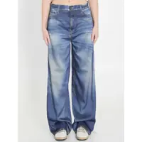 Pantaloni casual Printed Pants Jeans Effect Femei