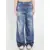 Golden Goose Printed Pants Jeans Effect BLUE