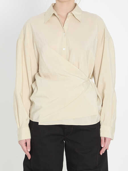 Camasi LEMAIRE Straight Collar Twisted Shirt CREAM Femei (BM 19710554) 1