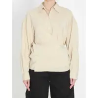 Camasi Straight Collar Twisted Shirt Femei