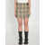Burberry Mini Check Wool Kilt BEIGE