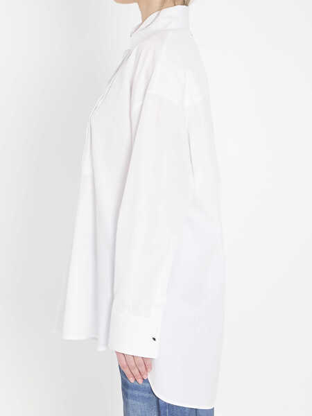 Camasi Golden Goose Oversized Cotton Shirt WHITE Femei (BM 19710575) 3