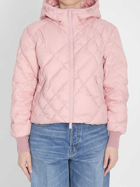 Geci de iarna Burberry Delley Down Jacket In Nylon PINK Femei (BM 19710587) 1