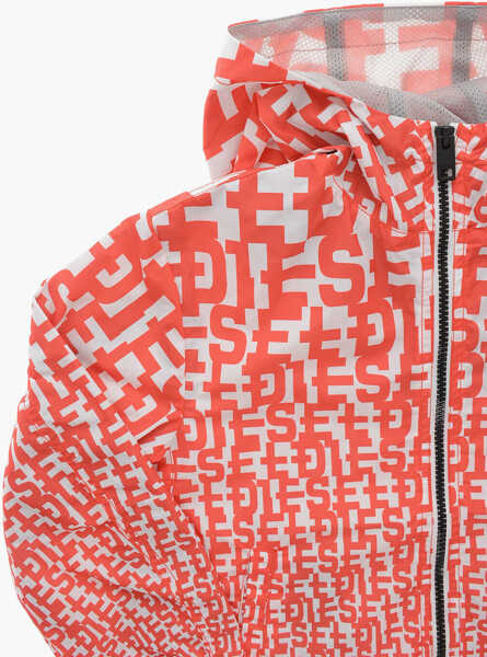 Jachete Diesel Monogram Nylon Welli Windbreaker Red Baieti (BM 19710641) 2