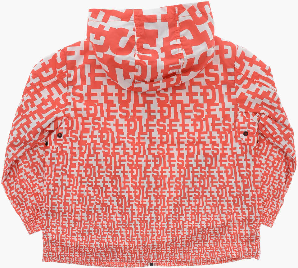 Jachete Diesel Monogram Nylon Welli Windbreaker Red Baieti (BM 19710641) 3