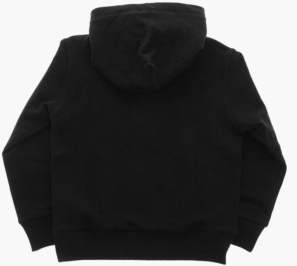 Bluze de trening Diesel Brushed Cotton Dave Hoodie With Print Black Baieti (BM 19710650) 3