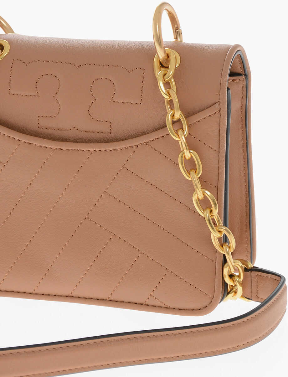 Genti de umar Tory Burch Quilted Leather Alexa Mini Shoulder Bag Brown Femei (BM 19710668) 3