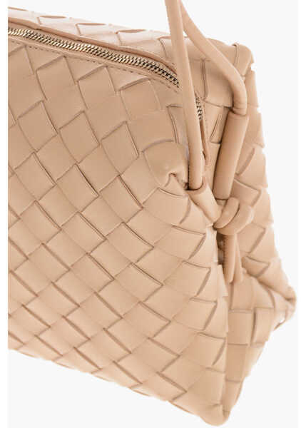 Genti de umar Bottega Veneta Braided Leather Shoulder Bag Brown Femei (BM 19710686) 4