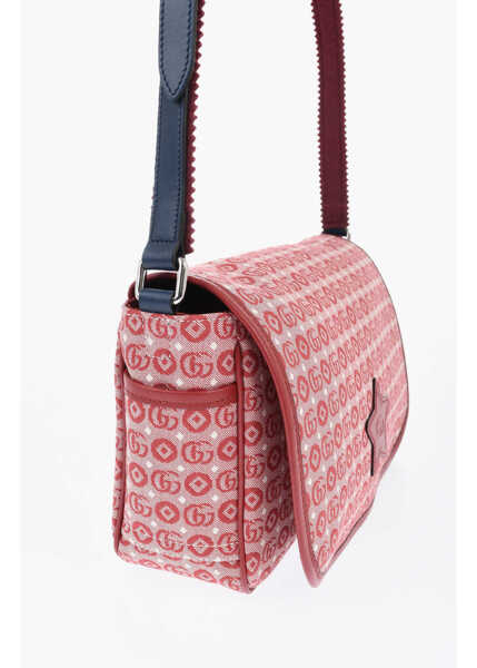 Genti tip postas Gucci Monogram Canvas Crossbody Bag Red Fete (BM 19710704) 3