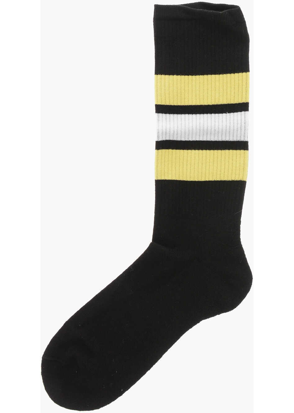 Sosete Givenchy Cotton Terry Socks With Contrasting Bands Black Barbati (BM 19710707) 3