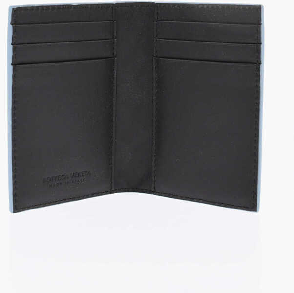 Portofele Bottega Veneta Braided Leather Wallet With Contrasting Trims Brown Barbati (BM 19710710) 2