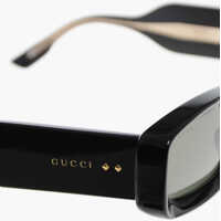 Ochelari de soare Gucci Dama - Ochelari de soare Gucci Rectangular Frame Sunglasses With Statement Design Black Femei (BM 19710713) - B-mall.ro