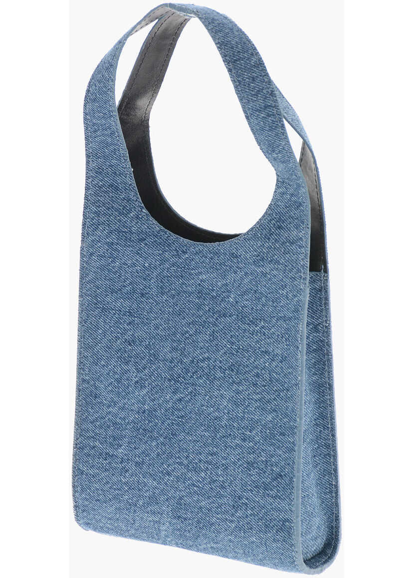 Genti mini COPERNI Denim Swipe Mini Bag With Removable Shoulder Strap Blue Femei (BM 19710716) 2