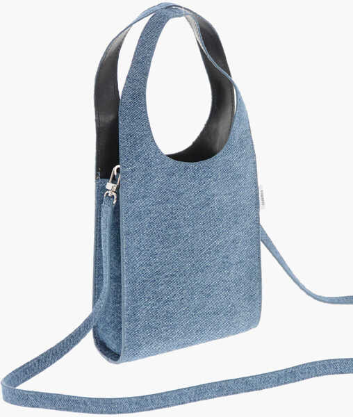 Genti mini COPERNI Denim Swipe Mini Bag With Removable Shoulder Strap Blue Femei (BM 19710716) 3