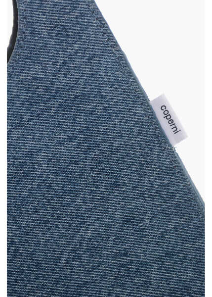 Genti mini COPERNI Denim Swipe Mini Bag With Removable Shoulder Strap Blue Femei (BM 19710716) 4