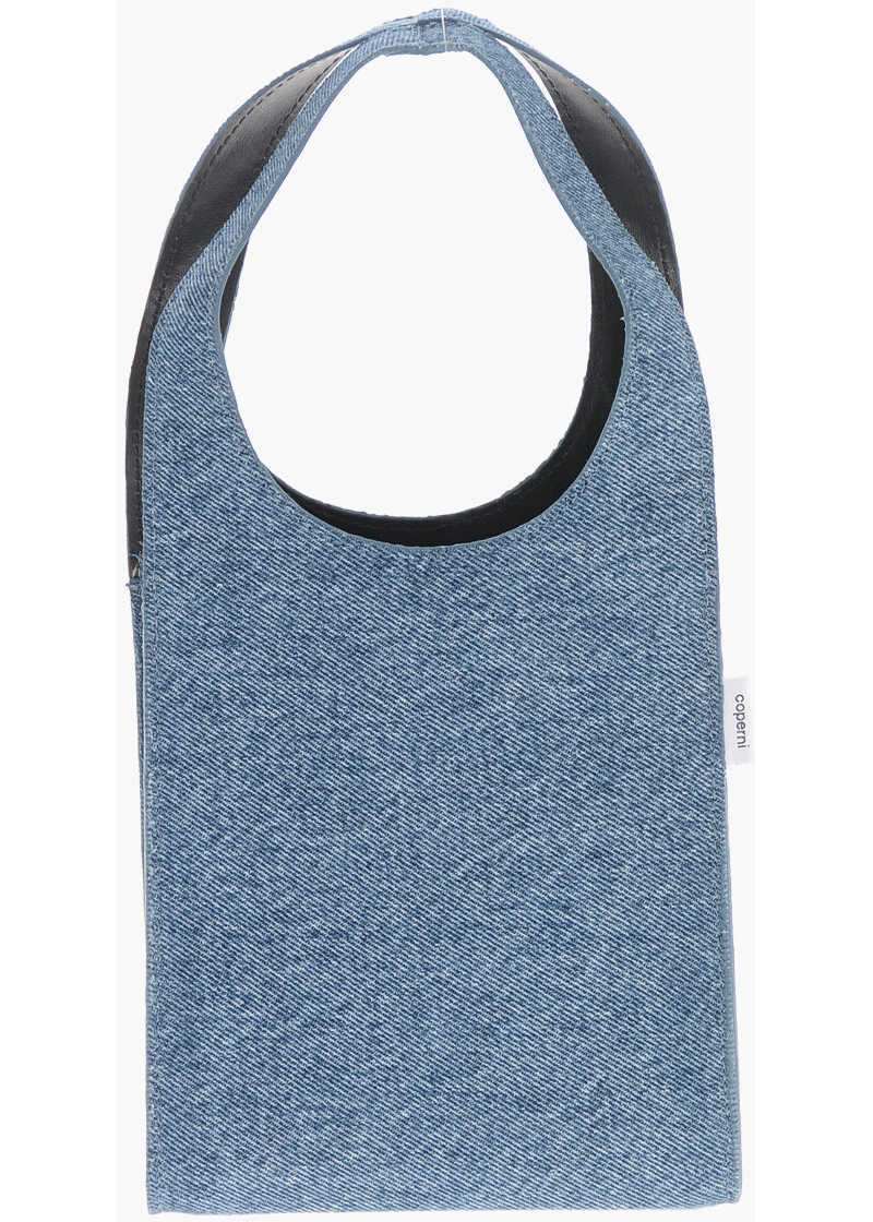 Genti mini COPERNI Denim Swipe Mini Bag With Removable Shoulder Strap Blue Femei (BM 19710716) 1